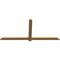 Ekena Millwork Eugene Smooth Timber Gable Bracket, Western Red Cedar, 72"W x 33"H x 1 1/2"D x 3 1/2"F, 11/12 Pitch GBW072X33X0204EUG00SWR - alternate 4